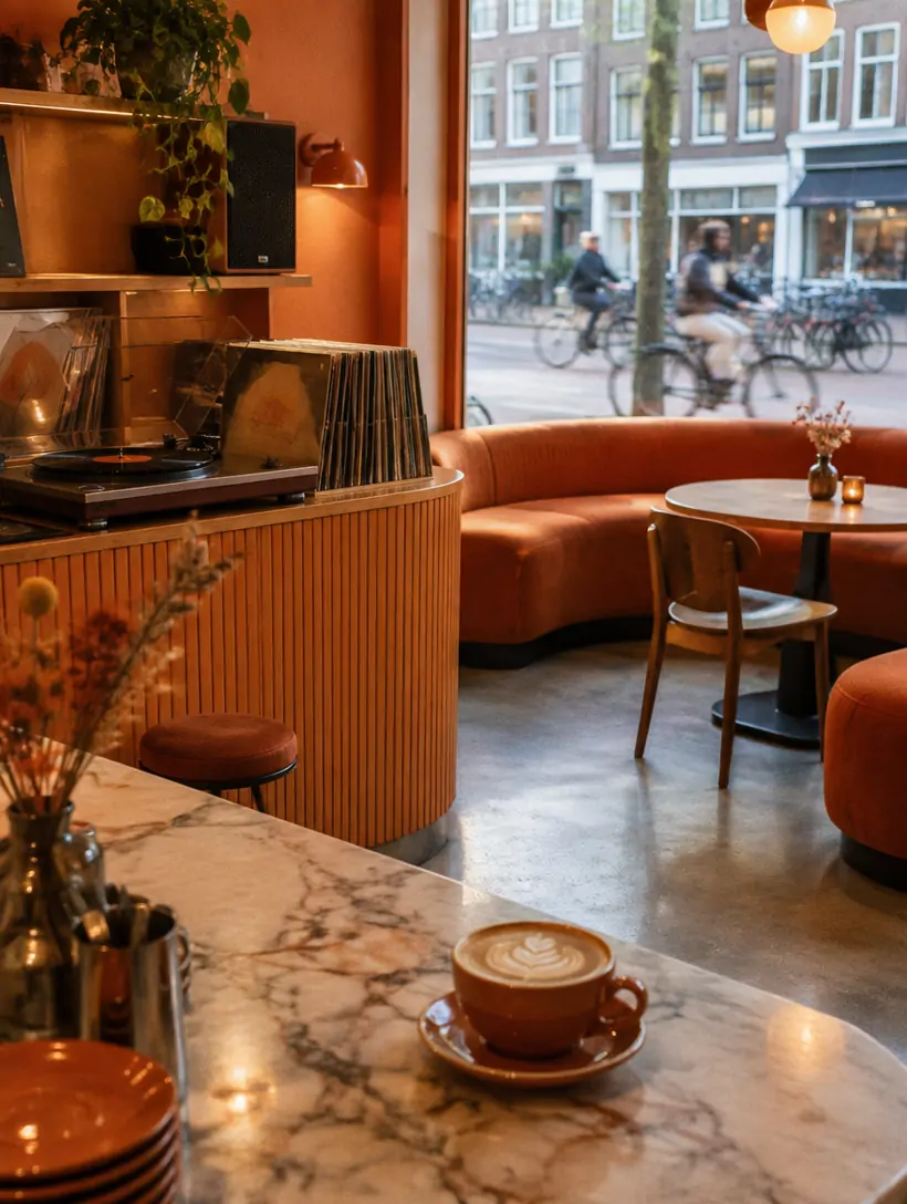 dubble, coffee in Oud-West, Amsterdam
