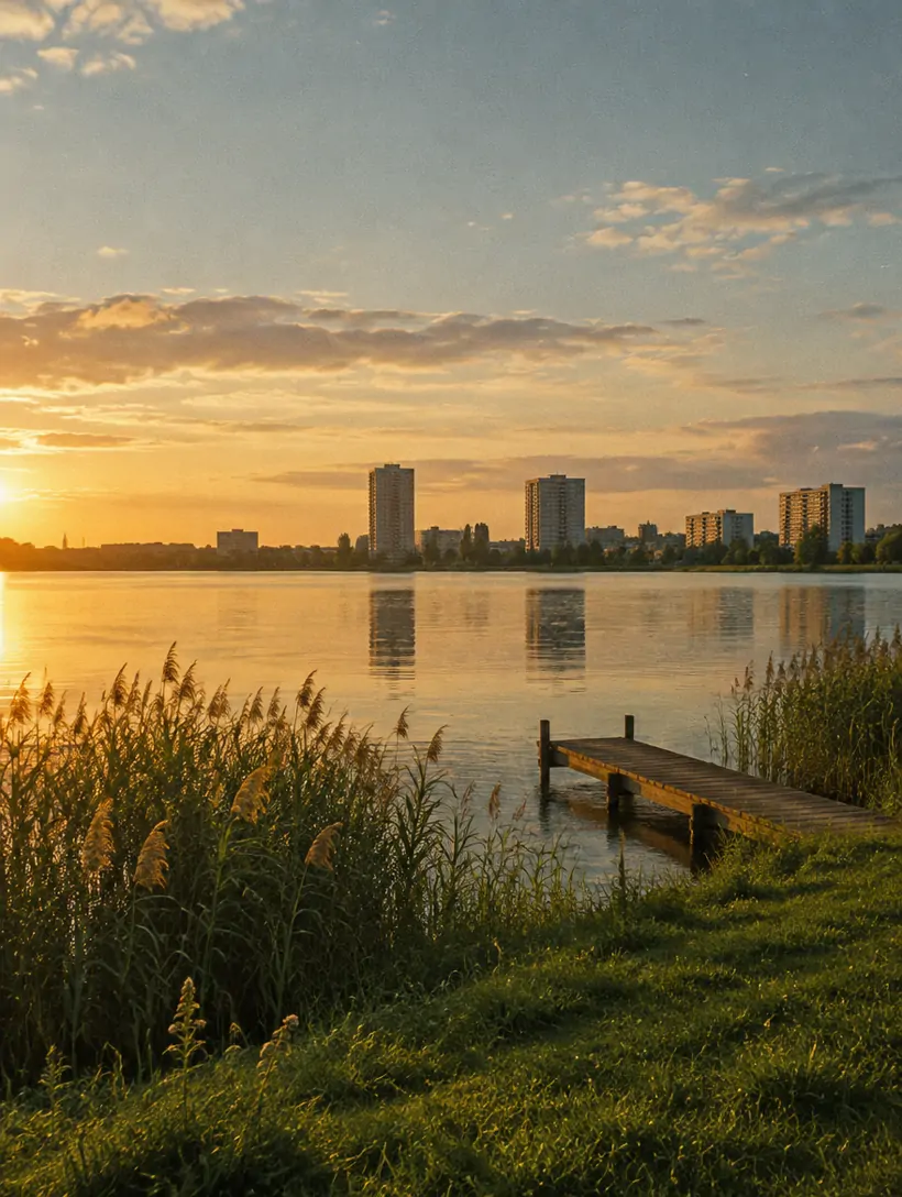Sloterplas, water in Nieuw-West, Amsterdam