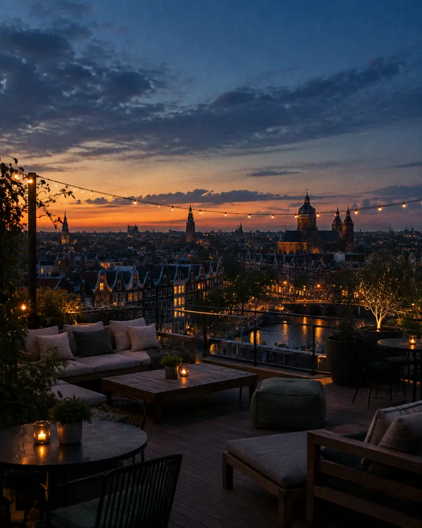 Twenty Third Bar, up high in De Pijp, Amsterdam