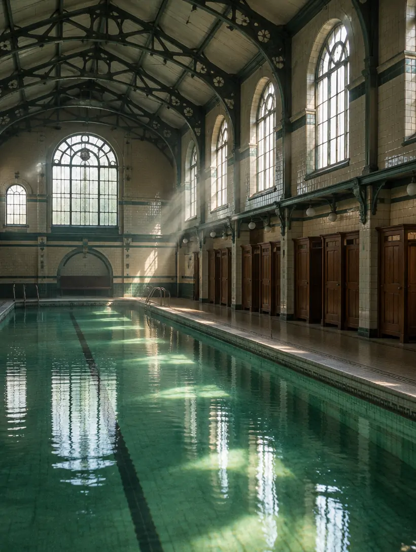 Zuiderbad, water in Oud-Zuid, Amsterdam